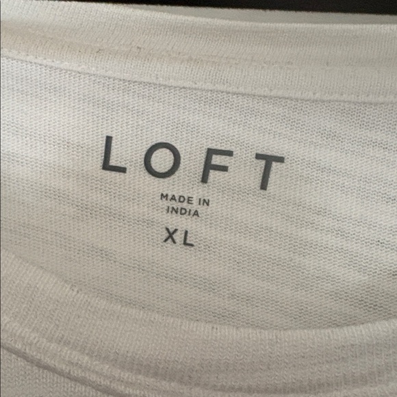 LOFT white Knit Top - Picture 3 of 3